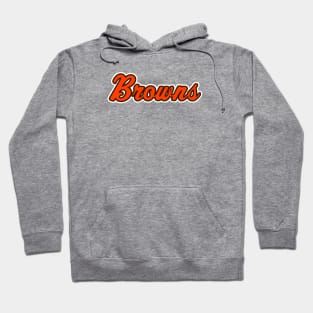 Browns Football Script Hoodie